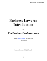 Image of Business Law: An Introduction
