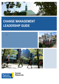 Image of CHANGE MANAGEMENT LEADERSHIP GUIDE
