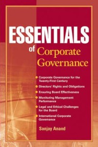 Image of ESSENTIALS of Corporate Governance