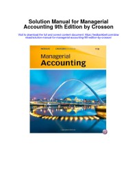 Image of Managerial Accounting