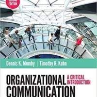 Image of Organizational Communication
 A Critical Introduction