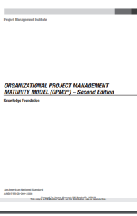Image of ORGANIZATIONAL PROJECT MANAGEMENT MATURITY MODEL (OPM3®)