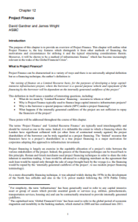 Image of Project Finance