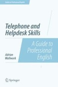 Image of Telephone and Helpdesk  Skills A Guide to Professional English