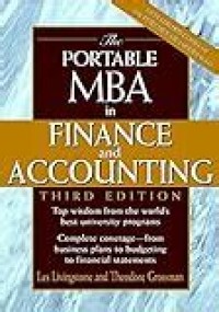 Image of The Portable MBA in Finance and Accounting