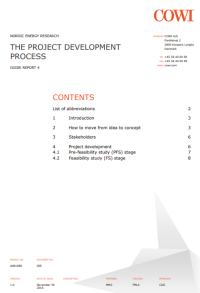 Image of THE PROJECT DEVELOPMENT PROCESS